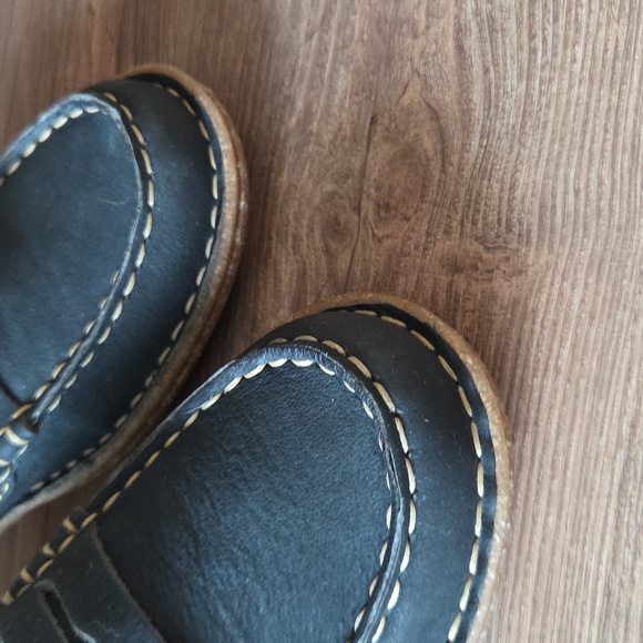 Born Nerina Navy Penny Loafers - Classic Slip-On Shoes - Picture 2 of 6